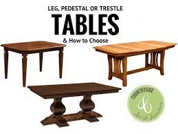 The legs are a gorgeous off white and adds a lot of character to a space. How To Choose A Leg Table Pedestal Table Or Trestle Table By Countryside