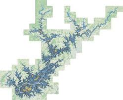 Lake Sidney Lanier Fishing Map Us_mm_ga_00322971