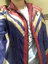 Captain Marvel Leather Jacket From Hot Topic Marvel Clothes Marvel Dress Marvel Jacket