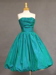 Awesome Iridescent Green Taffeta 1950 S Cocktail Dress W Balloon Hem Prom Dresses Vintage 1950s Cocktail Dress Quirky Dress