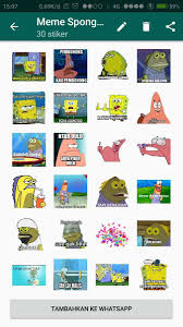 Maybe you would like to learn more about one of these? 98 Patrick Star Mentahan Stiker Wa Spongebob Meme