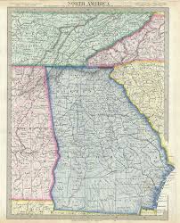 North America Sheet Xii Georgia With Parts Of North And South Carolina Tennessee Alabama And Florida Geographicus Rare Antique Maps