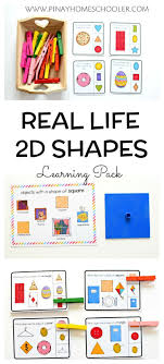 Identifying 2d Shapes In Real Life Objects Shape Activities Preschool Shapes Preschool 2d Shapes