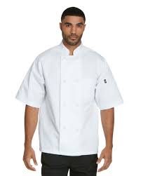 Dickies Chef Dc48 Unisex Classic Knot Button Short Sleeve Chef Coat