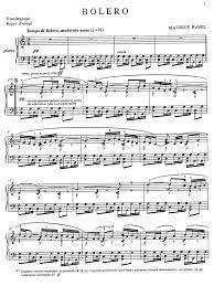 Como lenguaje supone el registro afectivo de mucha gente que no ha tenido otras fuentes literarias en las que beber. Bolero De Ravel Partitura Para Piano