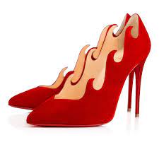 Christian louboutin simple fashion ladies high heels spring and autumn new ladies stiletto high heels shoes 3d printing pattern, brand: Shoes Olavague Christian Louboutin Red Louboutin Red Bottom Heels Christian Louboutin Red Bottom Heels