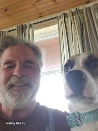 Charley waiting for his morning walk. Are you ready boss? 😉😎