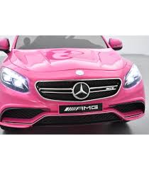 Mercedes S63 Rose Voiture Electrique Pour Enfant 12 Volts