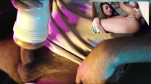 EXPLOADED ALL OVER MYSELF - TRY NOT TO CUM - Jerking off to Janice and  using her fleshlight