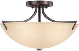 Capital Lighting 4037bb Stanton Burnished Bronze Semi Flush Flush Mount Ceiling Light Fixture Cpt 4037bb