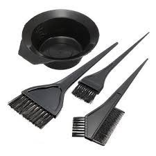 Brownylife Shop 1 Set Of 4pcs Hairdressing Salon Hair Color Dye Bowl Comb Brushes Kit Set Tint Coloring Bleach C Hair Dye Colors Salon Hair Color Hair Color
