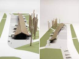 nrja carnikava market latvia 建築モデル 設計コンペ 建築模型