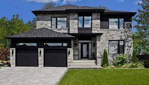 Facades De Maison Leeroc Brique Et Pierre House Designs Exterior Modern House Exterior House Exterior
