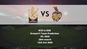 Kkr vs rcb playing11 канала tech current. Rcb Vs Kkr Dream11 Team Prediction Ipl 2020 28th Match 12th Oct 2020