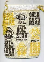 The average shape of a nugget will resemble a golden piece of chewed up bubble gum. Fruit Gold Rush Bubble Gum Bag Childhood Memories 70s Childhood Memories Childhood