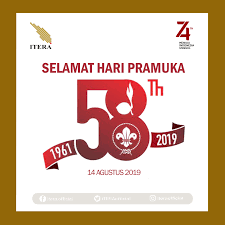Dan pada tahun ini kita sebagai anak pramuka juga akan memperingatinya t. Selamat Hari Pramuka Itera