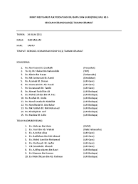 Tingkah laku ibu bapa merangkumi kehadiran ibu bapa dalam mesyuarat pibg, menjadi ahli aktif rajah 3: Minit Mesyuarat Pibg Kali 5