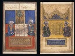Image result for Persian manuscript chess