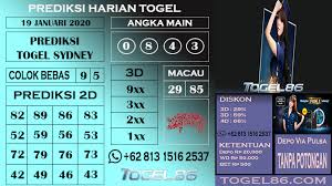 Prediksi 2d (2 angka) sydney. Togel86 Twitterissa Prediksi Togel Sydney Hari Ini 19 Januari 2020 Salam Jackpot Boss Utamakan Prediksi Sendiri Togel Togelonlineterpercaya Togeljitu Togelsydney Bandartogel Juditogel Togelonline Agentogel Agentogelonlineterpercaya