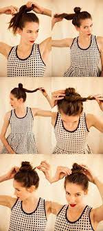 A Cup Of Jo How To Do A Top Knot Hair Styles Travel Hairstyles Long Hair Styles