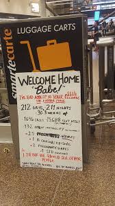 Welcome back funny airport signs. A Dump Of Somewhat Amusing Airport Greeting Signs Album On Imgur