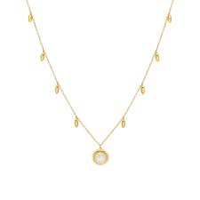 With complimentary uk delivery and returns, you can shop in confidence and enjoy our excellent service too. Lola Rose London Sunburst Charm Necklace In White Mother Of Pearl Ibt Shop