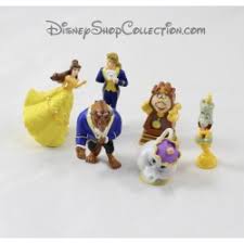 Playset The Beauty And The Beast Disney Set 6 Mini Figurines