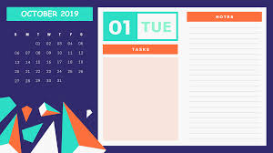 2019 October Calendar Template Design 2019calendar Printablecalendar Calendar2019 Calendar Cale Calendar Design Template Calendar Template Calendar Design