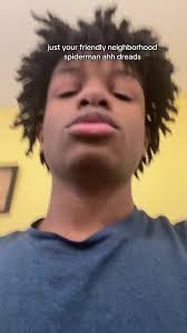 Wearing A Spider Man Suit with Dreads