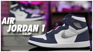 Air Jordan 1 Og High Co Jp Midnight Navy 2020 Youtube