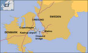 Øresund bridge the öresund or øresund bridge is a combined railway and motorway bridge across the øresund strait between sweden and denmark.it is the longest combined road and rail bridge in europe, running nearly 8 kilometres from the swedish coast to the artificial island peberholm in the middle of the strait. Would You Ride A Bicycle Across Europe S 2nd Longest Bridge Bloomberg