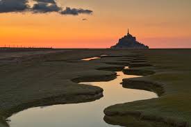 The island lies approximately one kilometre off the country. Mont Saint Michel River France