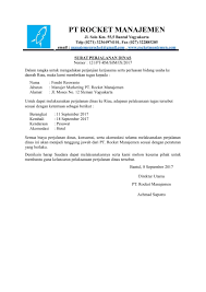 Contoh Surat Tugas Luar Kota Perusahaan Contoh Surat