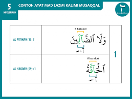 Nyamankubro.com artikel ini merupakan kelanjutan dari postingan sebelumnya yakni 10 contoh mad lazim mutsaqqal kilmi beserta ayat dan suratnya yang saya bagi dua agar lebih mudah dan. Sebutkan Contoh Bacaan Mad Lazim Mukhaffaf Kilmi Berbagai Contoh