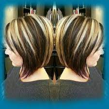 Joico And Tressa Color Chunky Highlight Lowlights Inverted Bob Lindsey Breitzke Star Image Tulsa Oklahoma Inverted Bob Hairstyles Hair Styles Hair Highlights