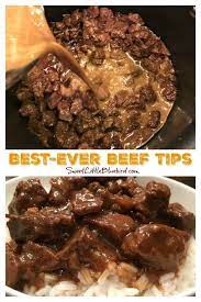 Best Ever Beef Tips Recipe Stew Meat Recipes Beef Tip Recipes Beef Recipes For Dinner