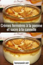 Cremes Fermieres A La Pomme Et Sucre A La Cannelle Page 2 Bon A Savoir En 2020 Recette Dessert Pomme Recette Creme Dessert Recette Creme