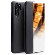 Huawei p30 pro comes with wireless charging support, but the more affordable huawei p30 skips this feature. Qialino Smart View Huawei P30 Pro Leather Case Black