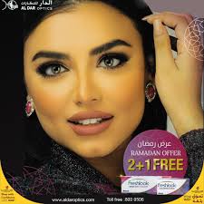 Ramadan Offer 😮Alcon Frashlook color contact lens buy 2 get one free more  details visit Al dar Optics www.aldaroptics.com
