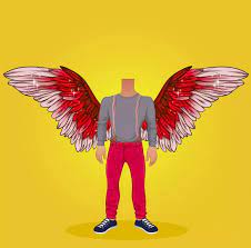 Give your cartoon boy a distinct hairstyle. Boy Cartoon Body With Wings Background Without Face Head 2021 Background Hd Cbeditz Com