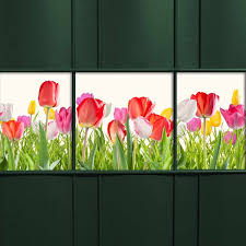 Tulpen Wiese Als Sichtschutzstreifen Fur Den Zaun Tulpen Sichtschutzzaun Zaun