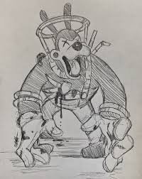 Bendy and the ink machine coloring pages printable animalsree images for adults to print boris. Dobermutt Bendy And The Ink Machine Tarot Card Design Scary Drawings