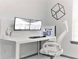 Top Gaming Desk Grey For Your Cozy Home Room Setup Game Room Decor Gaming Desk Simple, spectacular take on a modern gaming desk with an ultrawide monitor.