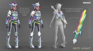 Get the goods in style. Brite Knight Concept After The Ffortnite Video I Realized That Brite Bomber Is A Hero So I Decided To Improve Her Skin And Give Her An Armor To Help Defend The