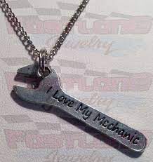 I Love My Mechanic Wrench Charm Necklace Racing Jewelry By Etsy My Mechanic Mechanic Gifts Mechanic Boyfriend