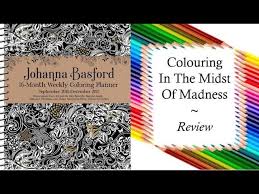 Inky illustrator, colouring book maker on a mission to create happy! 16 Month Weekly Coloring Planner 2018 19 By Johanna Basford Review And Flip Through Youtube