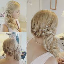 Plaits And Curls Bridal Hair Look Norwich Norfolk Hairdresser Plaits Hairstyles Bridemaids Hairstyles Wedding Hair Plaits
