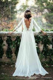 Check spelling or type a new query. Boho Country Style Boat Neck Wedding Dresses Jpg 564 846 Ruckenfreies Hochzeitskleid Boho Hochzeit Strandhochzeitskleid