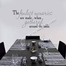 The dining room in my old house was truly magnificent, but by far the worst room for conversation. 13 Dining Room Quotes Ideas Dining Room Quotes Dining Wall Quotes Decals