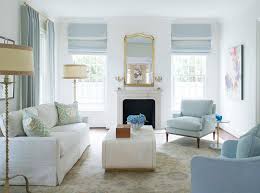 White Sofa With Blue Accent Chairs Transitional Living Room Light Blue Living Room Blue And Gold Living Room Gold Living Room
